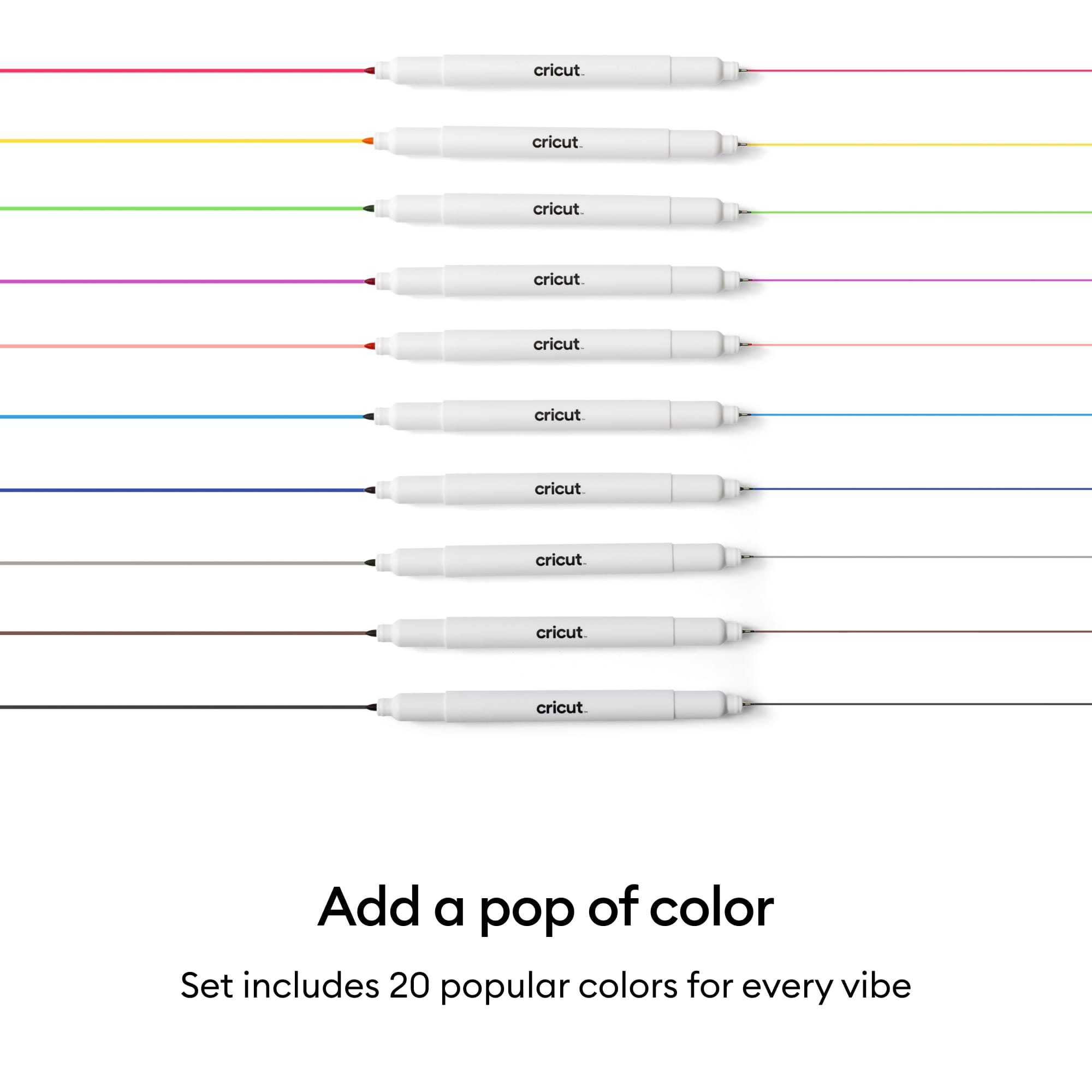Cricut® Ultimate Dual-Sided Marker Set + Adapter